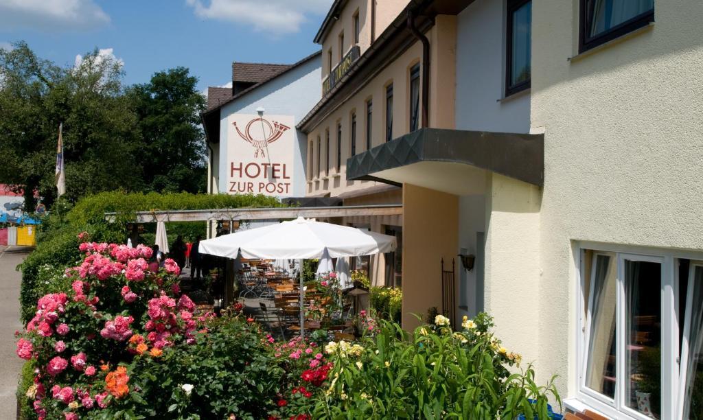 Hotel Zur Post Leipheim Exterior foto