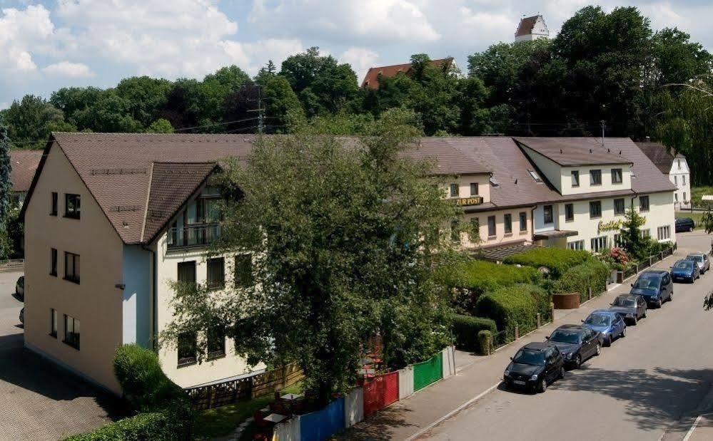 Hotel Zur Post Leipheim Exterior foto